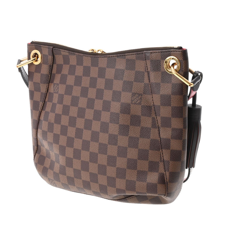 LOUIS VUITTON ルイヴィトン ダミエ サウスバンク ブラウン/エベヌ N42230 レディース ダミエキャンバス ショルダーバッグ ABランク 中古 銀蔵