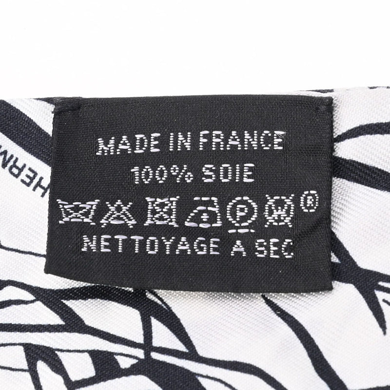 HERMES エルメス ツイリー JUNGLE LOVE Rainbow 新タグ グレー レディース シルク100％ スカーフ ABランク 中古 銀蔵