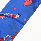 HERMES エルメス ツイリー EX LIBRIS LES PARISIENNE 新タグ ブルー レディース シルク100％ スカーフ Bランク 中古 銀蔵