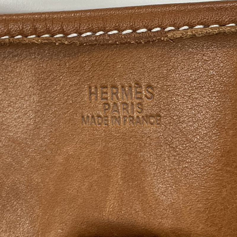 HERMES エルメス エヴリン PM ブラウン ゴールド金具 □E刻印(2001年頃) レディース ヴォーバレニア ショルダーバッグ Bランク 中古 銀蔵