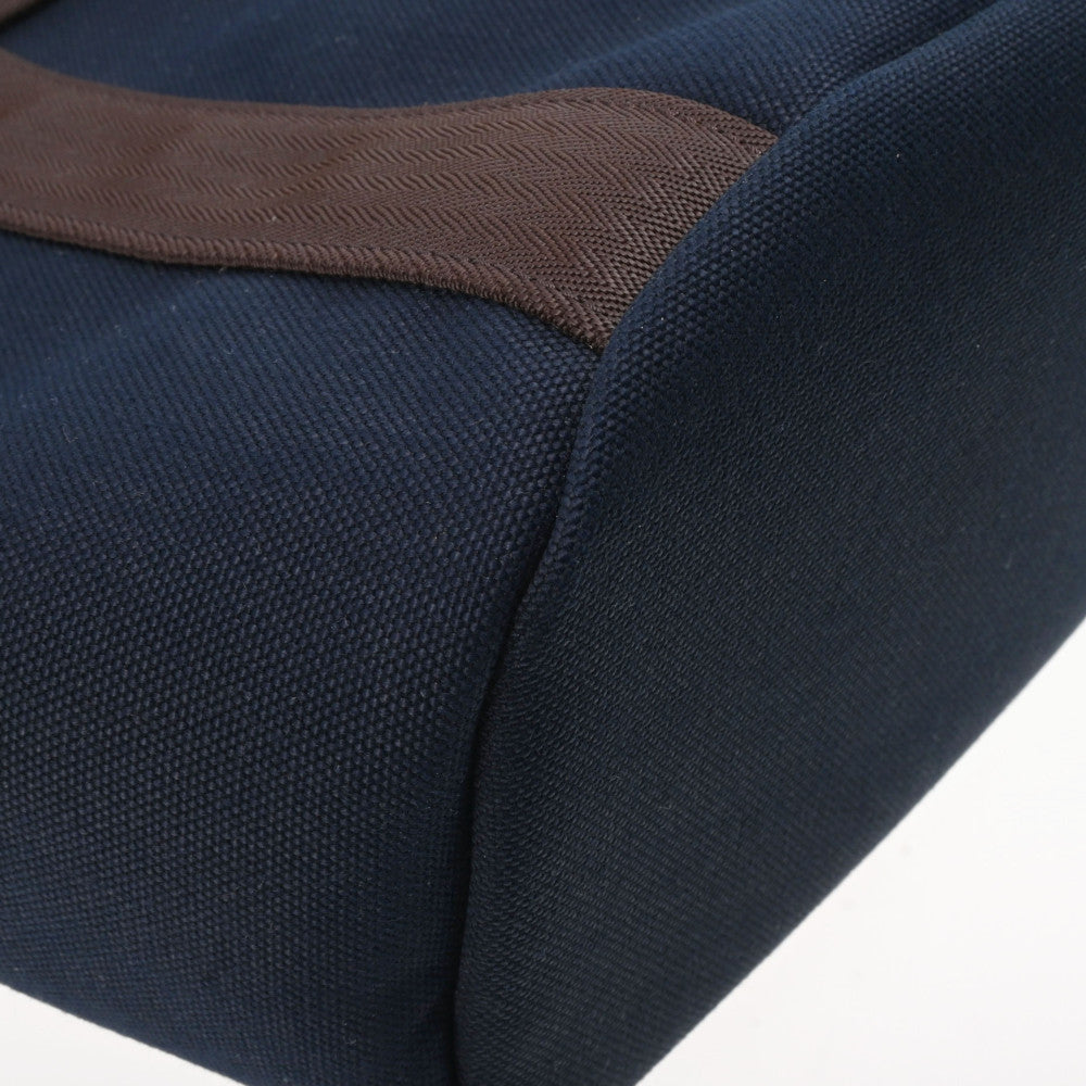 HERMES エルメス　サックドパンサージュトートバッグ ネイビー/ブラウン HERMES（エルメス） サック ド パンサージュ グルーム トートバッグ