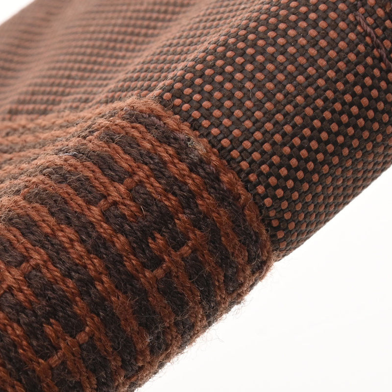 HERMES エルメス エールライン ショコラ シルバー金具 ユニセックス キャンバス 手帳カバー ABランク 中古 銀蔵