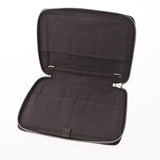 HERMES エルメス エールライン ショコラ シルバー金具 ユニセックス キャンバス 手帳カバー ABランク 中古 銀蔵