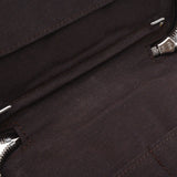 HERMES エルメス エールライン ショコラ シルバー金具 ユニセックス キャンバス 手帳カバー ABランク 中古 銀蔵