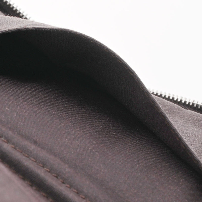 HERMES エルメス エールライン ショコラ シルバー金具 ユニセックス キャンバス 手帳カバー ABランク 中古 銀蔵