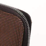 HERMES エルメス エールライン ショコラ シルバー金具 ユニセックス キャンバス 手帳カバー ABランク 中古 銀蔵