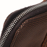 HERMES エルメス エールライン ショコラ シルバー金具 ユニセックス キャンバス 手帳カバー ABランク 中古 銀蔵