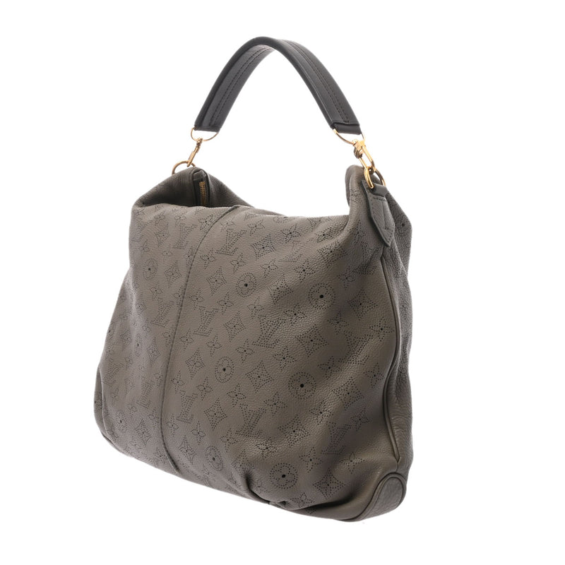 LOUIS VUITTON ルイヴィトン モノグラム マヒナ セレネ MM トープ M94213 レディース モノグラムマヒナ ショルダーバッグ ABランク 中古 銀蔵