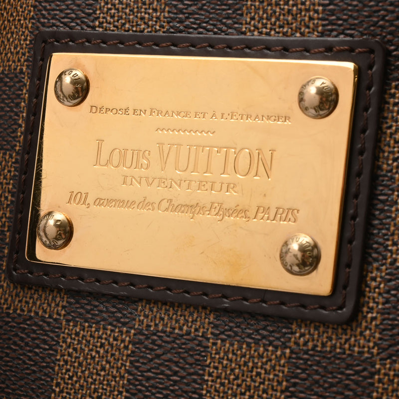 LOUIS VUITTON ルイヴィトン ダミエ ハムステッドGM ブラウン N51203 レディース ダミエキャンバス ハンドバッグ Aランク 中古 銀蔵