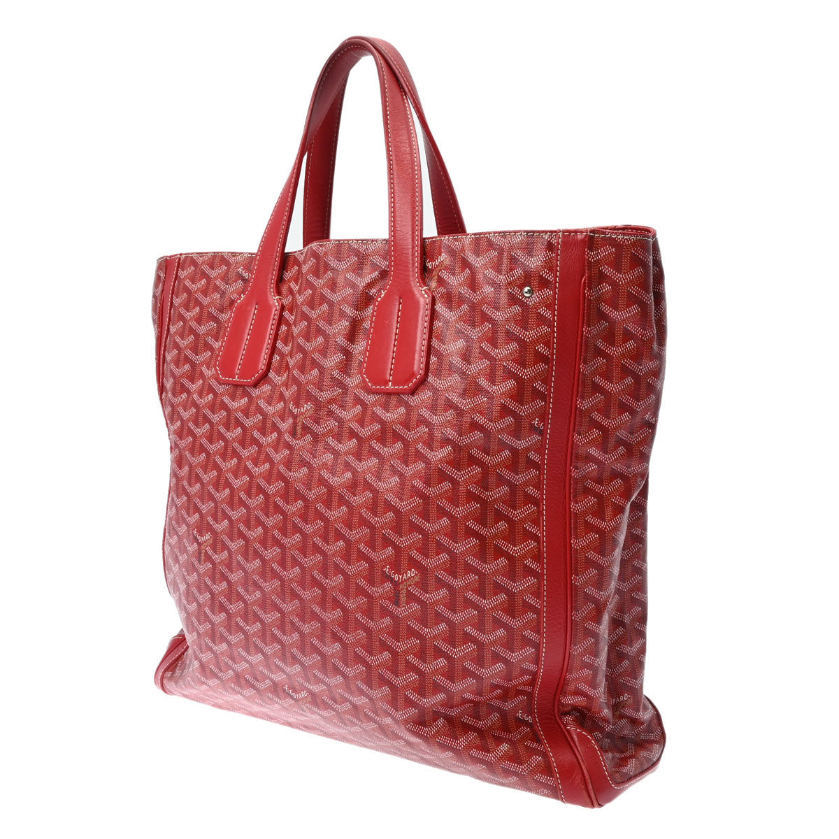 2way Bランク GOYARD PVC ゴヤール サックヴォルテール シルバー金具 トートバッグ メンズ 中古 赤 新作・人気アイテム - Com