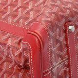 GOYARD ゴヤール サックヴォルテール 2way 赤 シルバー金具 メンズ PVC トートバッグ Bランク 中古 銀蔵