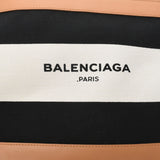 BALENCIAGA バレンシアガ ネイビークリップ ホワイト シルバー金具 420407 メンズ キャンバス クラッチバッグ Aランク 中古 銀蔵