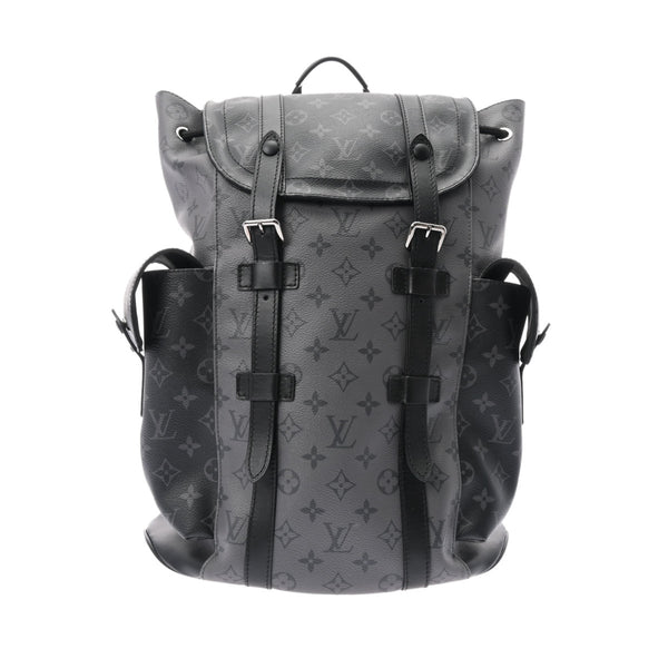 LOUIS VUITTON ルイヴィトン モノグラム エクリプス クリストファーPM ブラック M46331 メンズ モノグラムエクリプス リバース キャンバス リュック・デイパック Aランク 中古 銀蔵