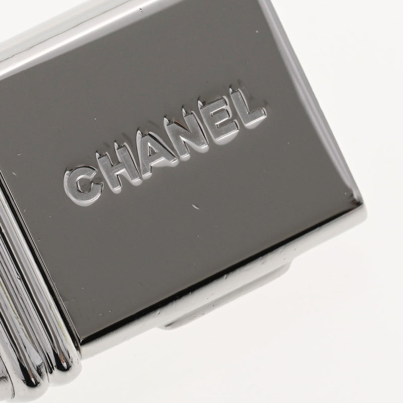 CHANEL シャネル プルミエール Lサイズ H0452 レディース SS 腕時計 クオーツ ブラック文字盤 Aランク 中古 銀蔵