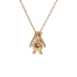 Ponte Vecchio ポンテヴェキオ ペンギン ネックレス ダイヤ0.09ct 0.06ct レディース K18イエローゴールド ネックレス Aランク 中古 銀蔵