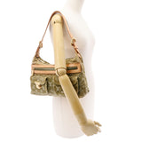 LOUIS VUITTON ルイヴィトン モノグラムデニム バギー PM リケン（カーキ） M95213 レディース モノグラムデニム ショルダーバッグ ABランク 中古 銀蔵