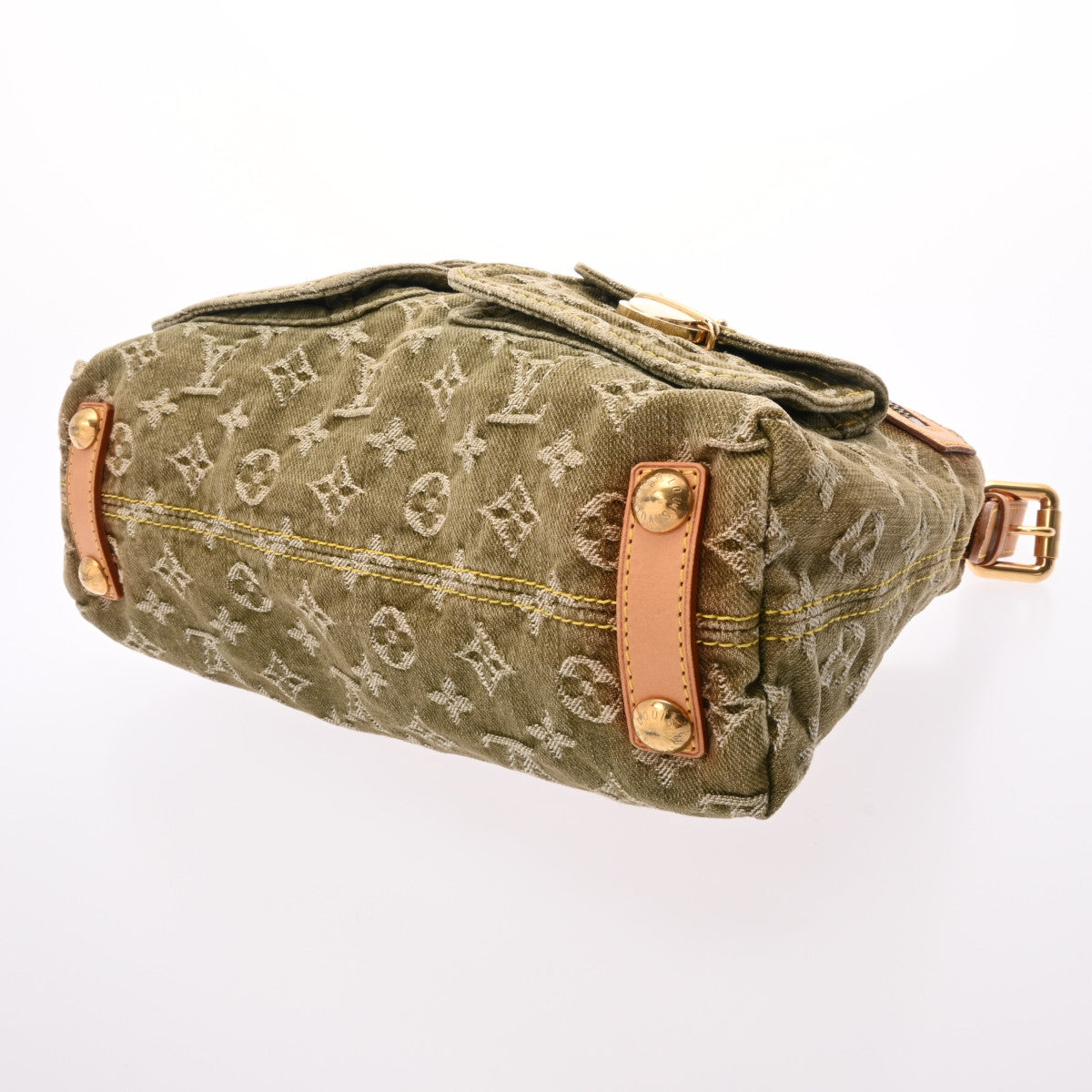 ルイヴィトンバギー PM 14146 リケン（カーキ） レディース モノグラムデニム ショルダーバッグ M95213 LOUIS VUITTON 中古  – 銀蔵オンライン