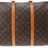 LOUIS VUITTON ルイヴィトン モノグラム フラネリー45 ブラウン M51115 レディース モノグラムキャンバス ショルダーバッグ Bランク 中古 銀蔵