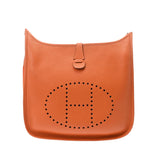 HERMES エルメス エヴリン3 PM オレンジ シルバー金具 □P刻印(2012年頃) レディース トリヨンクレマンス ショルダーバッグ Aランク 中古 銀蔵