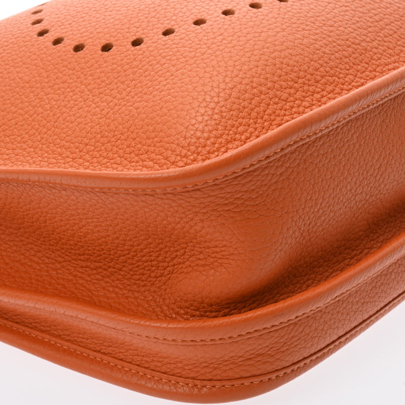 HERMES エルメス エヴリン3 PM オレンジ シルバー金具 □P刻印(2012年頃) レディース トリヨンクレマンス ショルダーバッグ Aランク 中古 銀蔵
