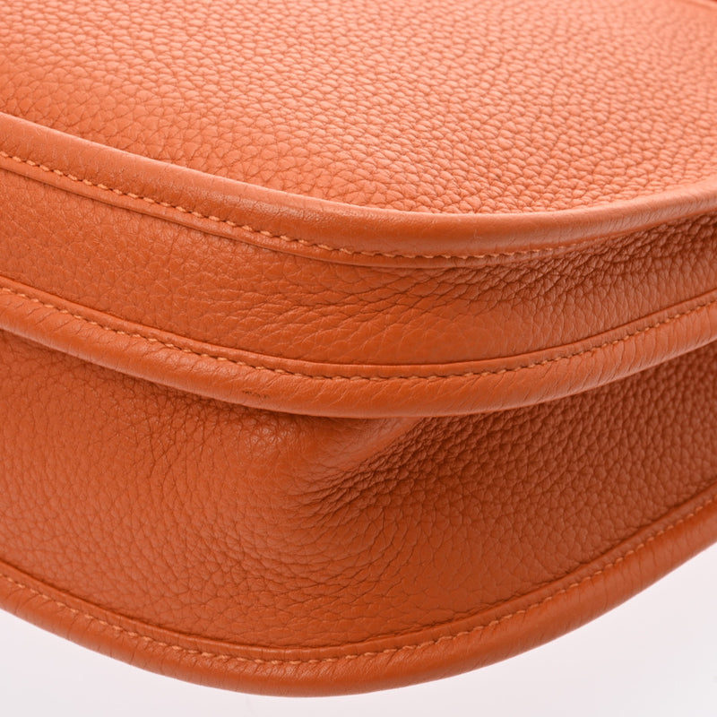 HERMES エルメス エヴリン3 PM オレンジ シルバー金具 □P刻印(2012年頃) レディース トリヨンクレマンス ショルダーバッグ Aランク 中古 銀蔵