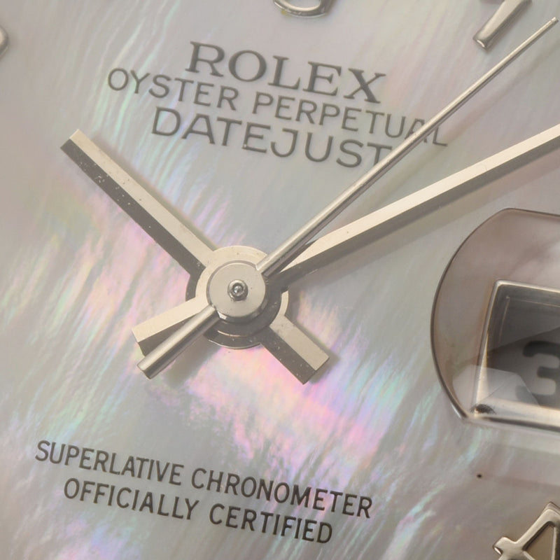 ROLEX ロレックス デイトジャスト 69179 レディース WG 腕時計 自動巻き シェル文字盤 Aランク 中古 銀蔵
