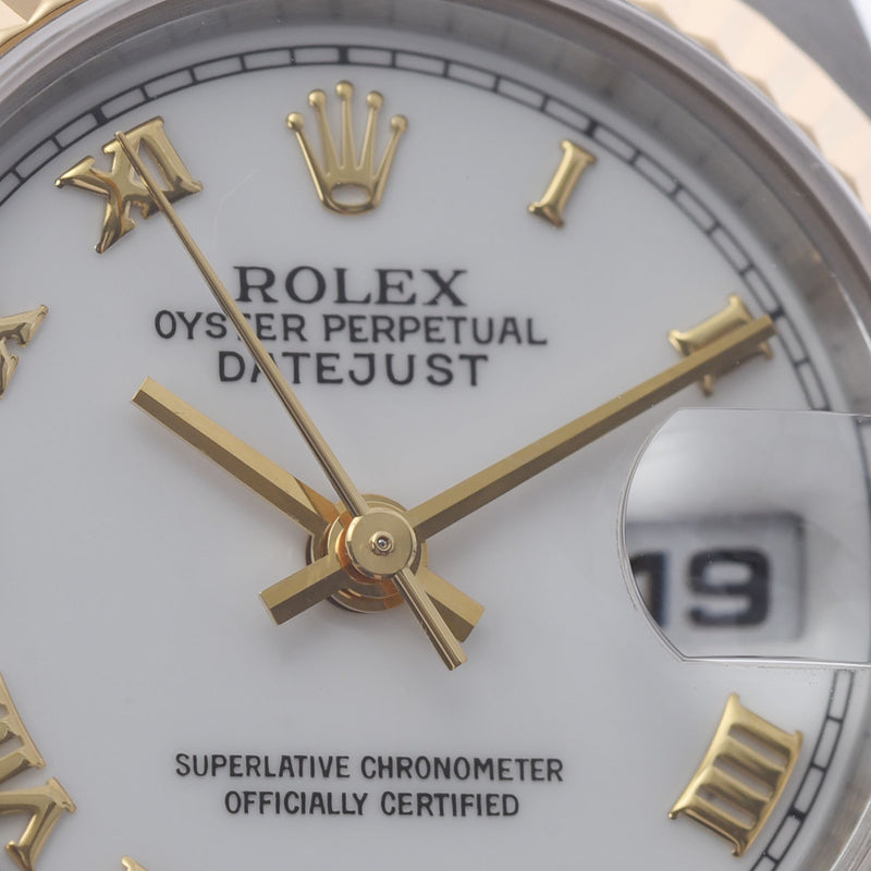 ROLEX ロレックス デイトジャスト 69173 レディース YG/SS 腕時計 自動巻き ホワイト文字盤 Aランク 中古 銀蔵