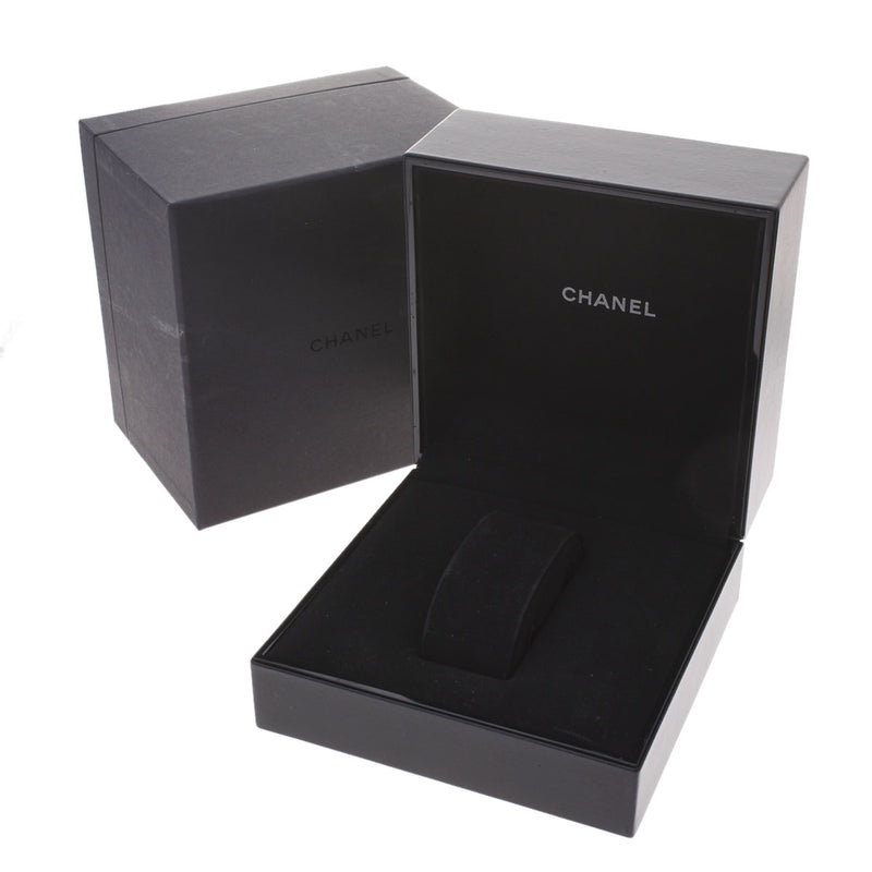 CHANEL シャネル J12 33mm 12Pダイヤ H1625 レディース 黒セラミック/SS 腕時計 クオーツ ブラック文字盤 Aランク 中古 銀蔵