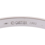 CARTIER カルティエ ラブブレスレット #18 レディース K18ホワイトゴールド ブレスレット Aランク 中古 銀蔵