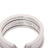 CARTIER カルティエ C2リング ダイヤ #47 7.5号 レディース K18ホワイトゴールド リング・指輪 Aランク 中古 銀蔵