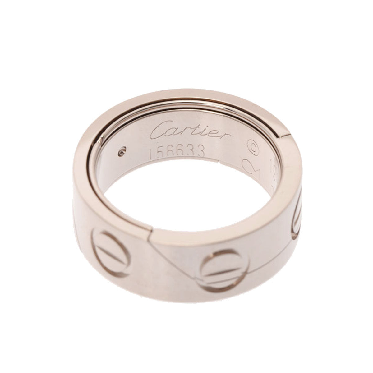 Cartier Loveリング 750 ホワイトゴールド 49号(約9号) カルティエ