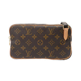 LOUIS VUITTON ルイヴィトン モノグラム マルリーバンドリエール ブラウン M51828 レディース モノグラムキャンバス ショルダーバッグ Aランク 中古 銀蔵