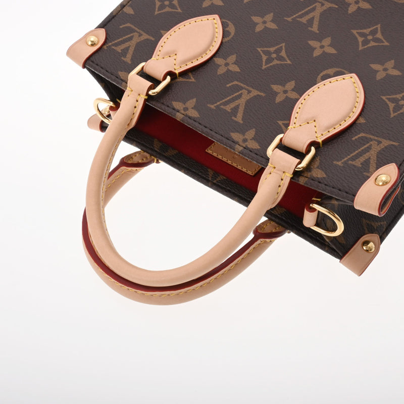 LOUIS VUITTON ルイヴィトン モノグラム サックプラ BB ブラウン M46265 レディース モノグラムキャンバス 2WAYバッグ 未使用 銀蔵