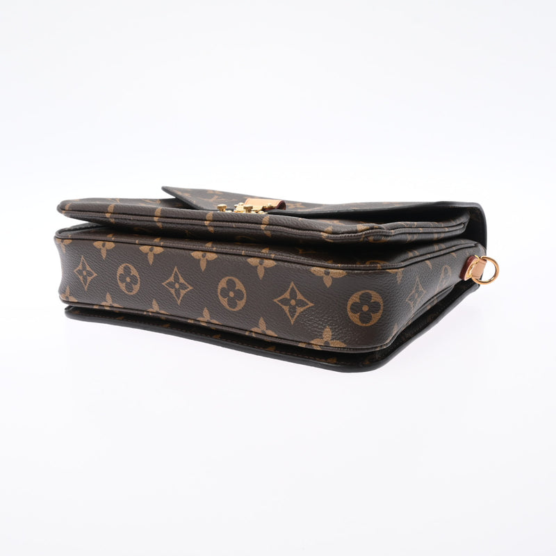 LOUIS VUITTON ルイヴィトン モノグラム ポシェットメティス ブラウン M44875 レディース モノグラムキャンバス 2WAYバッグ 新同 中古 銀蔵