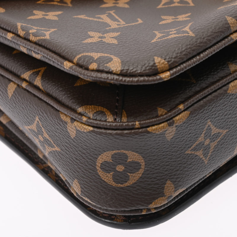 LOUIS VUITTON ルイヴィトン モノグラム ポシェットメティス ブラウン M44875 レディース モノグラムキャンバス 2WAYバッグ 新同 中古 銀蔵