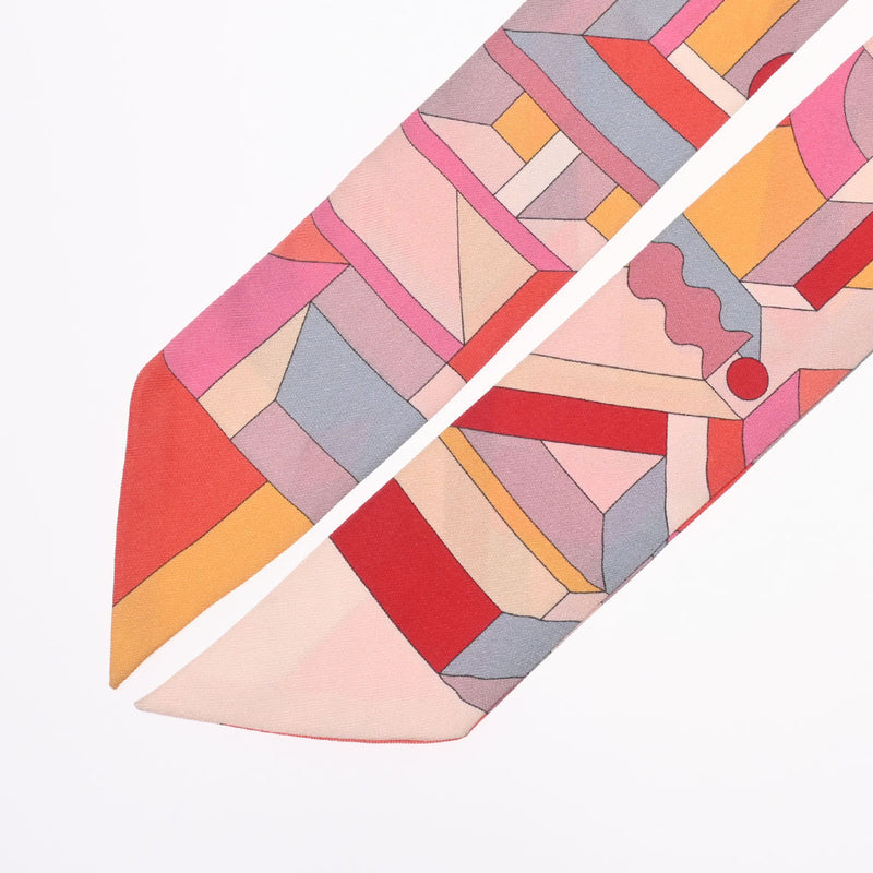 HERMES エルメス ツイリー マルチカラー レディース シルク100％ スカーフ ABランク 中古 銀蔵