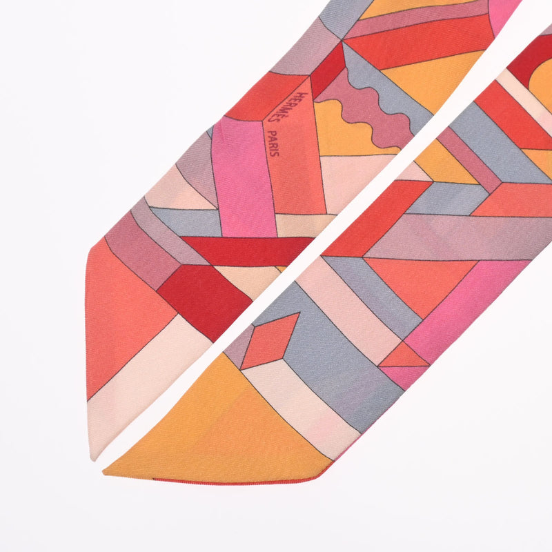 HERMES エルメス ツイリー マルチカラー レディース シルク100％ スカーフ ABランク 中古 銀蔵