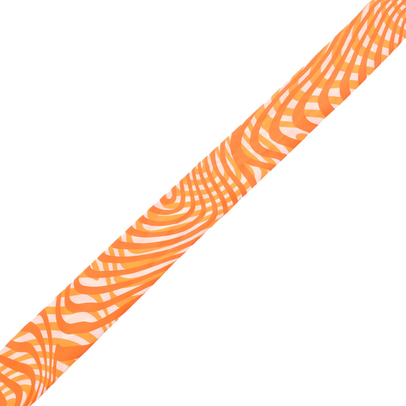エルメスツイリー オレンジ/白 レディース シルク100％ スカーフ 