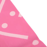 HERMES エルメス ツイリー JEU DE SOIE 新タグ ピンク/黒 レディース シルク100％ スカーフ ABランク 中古 銀蔵