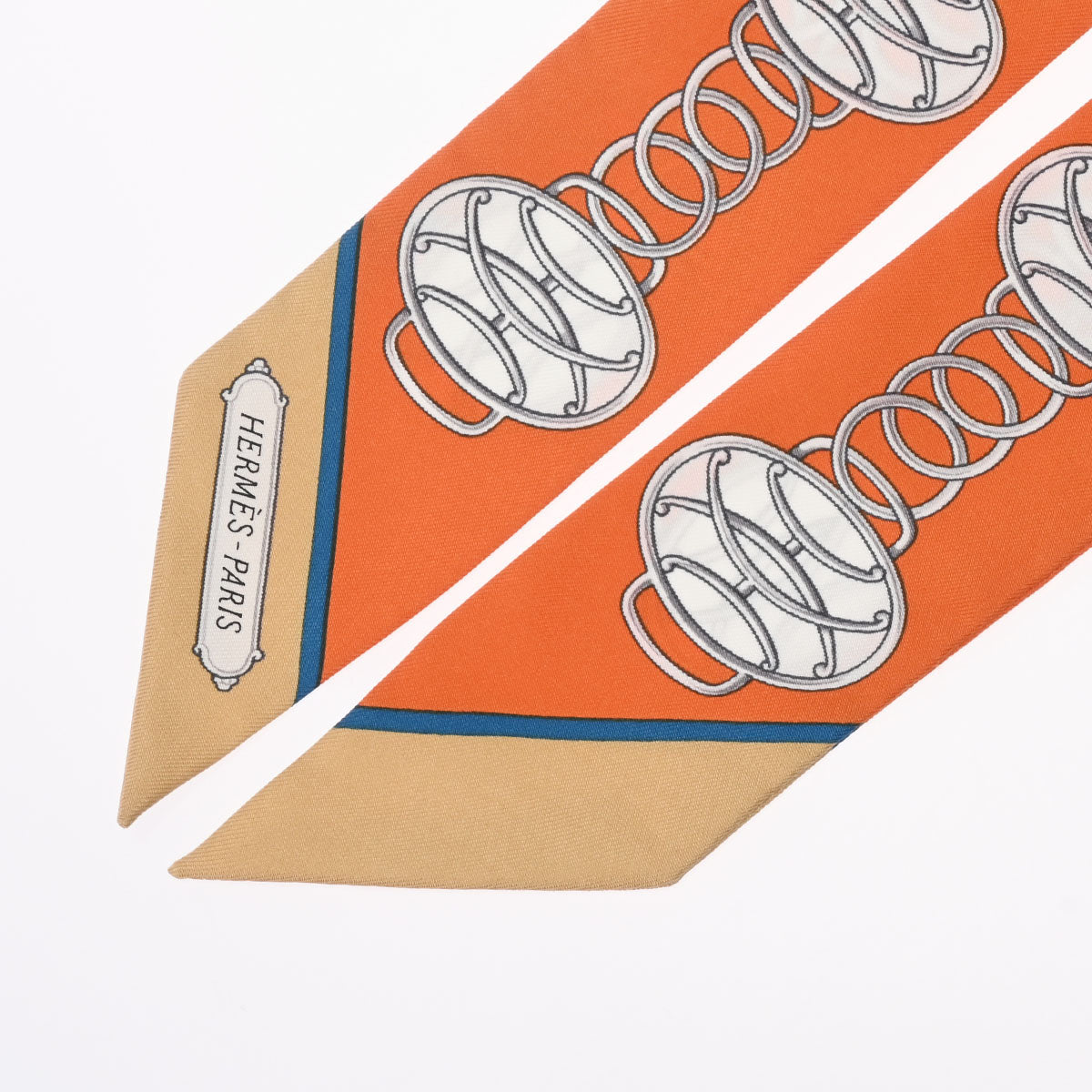 エルメスツイリー LIFT PROFILE 新タグ オレンジ/ベージュ レディース