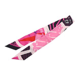 HERMES エルメス ツイリー JEU DE SOIE 新タグ ピンク/黒 レディース シルク100％ スカーフ ABランク 中古 銀蔵