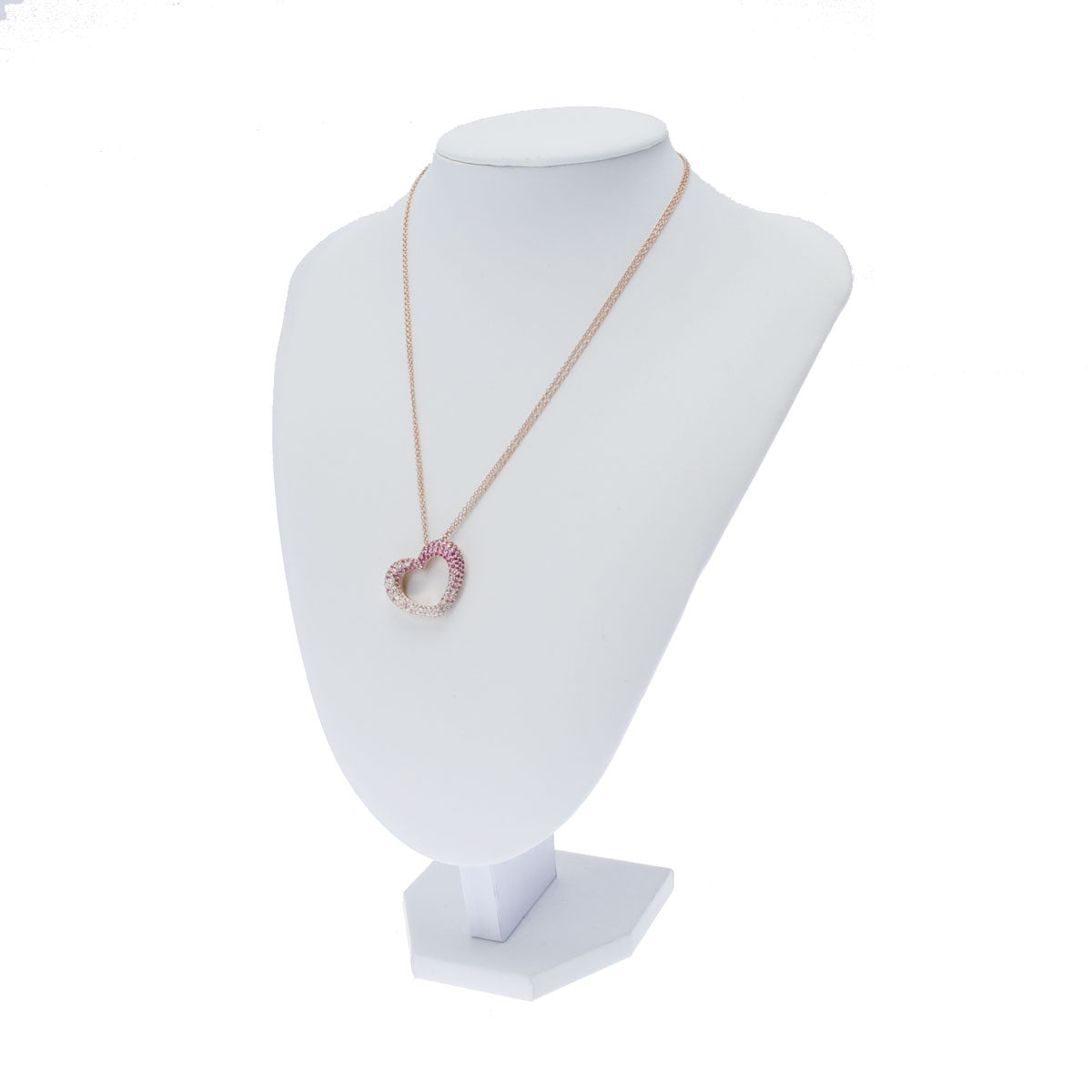 ポンテヴェキオエモツィオーネ ネックレス ピンクサファイア1.81ct