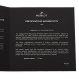 HUBLOT ウブロ ビッグバン オールブラック カモ ヨウジヤマモト 100本限定 411.CI.0110.RX.YOY20 メンズ セラミック/ラバー 腕時計 自動巻き スケルトン文字盤 Aランク 中古 銀蔵