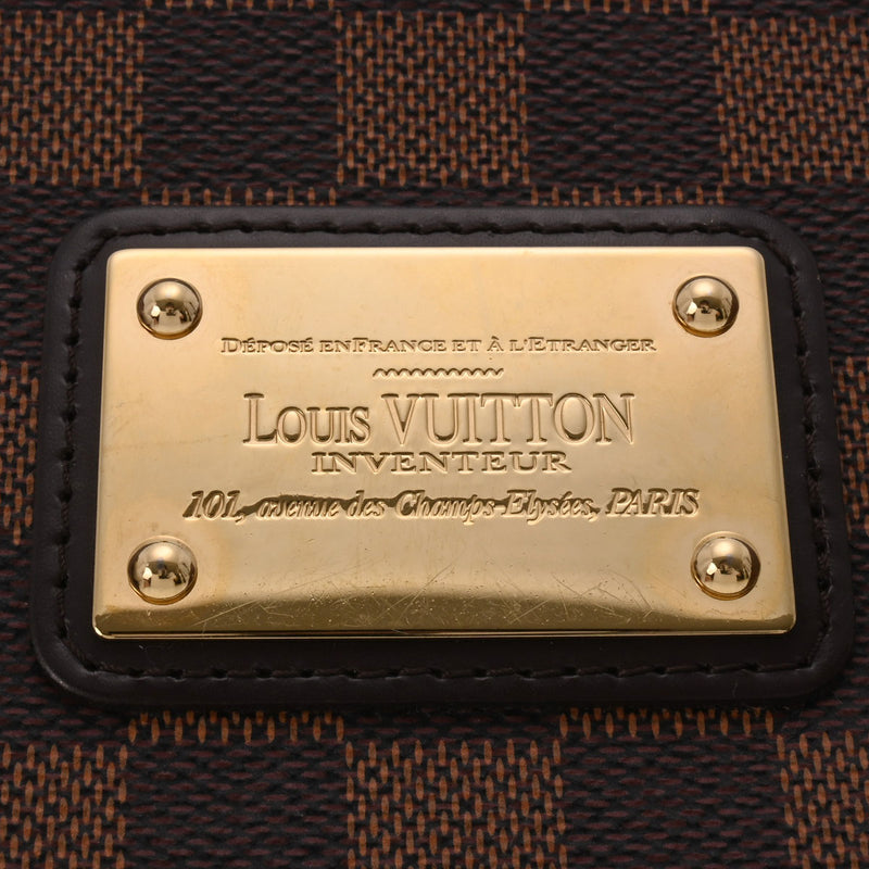 LOUIS VUITTON ルイヴィトン ダミエ エヴァ ブラウン N55213 レディース ダミエキャンバス ショルダーバッグ ABランク 中古 銀蔵