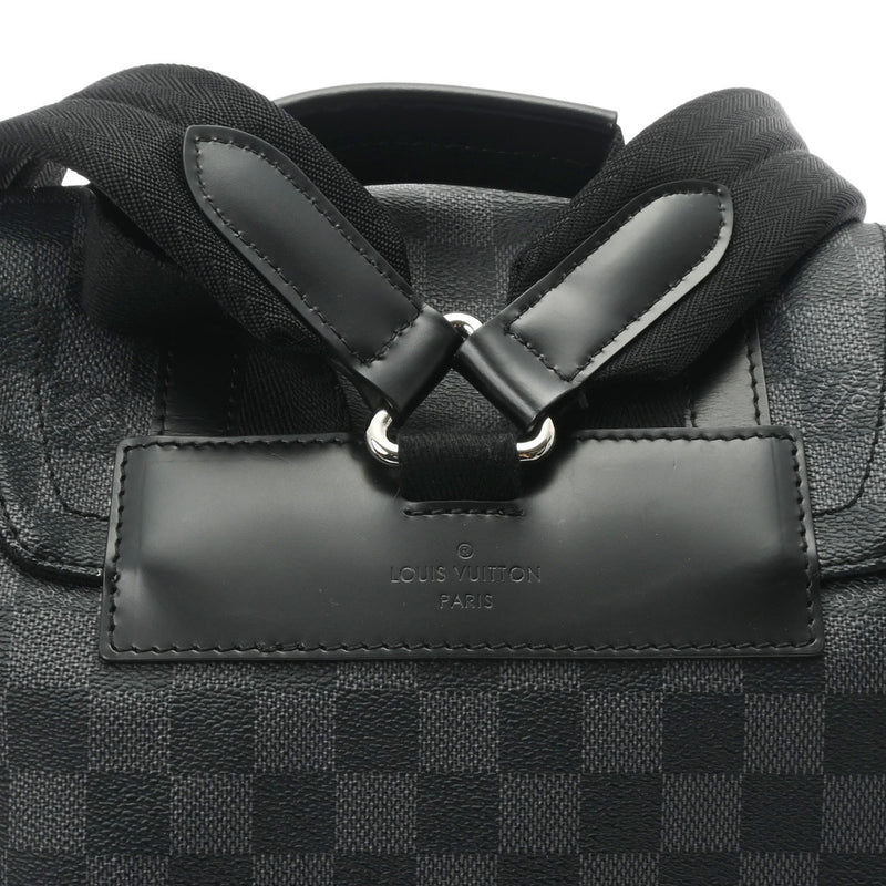 LOUIS VUITTON ルイヴィトン ダミエ グラフィット クリストファーPM LVリーグ ブラック N41055 メンズ ダミエグラフィットキャンバス リュック・デイパック Aランク 中古 銀蔵