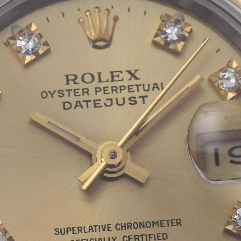 ROLEX ロレックス デイトジャスト  69173G レディース YG/SS 腕時計 自動巻き シャンパン文字盤 Aランク 中古 銀蔵