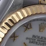 ROLEX ロレックス デイトジャスト 69173 レディース YG/SS 腕時計 自動巻き ホワイト文字盤 Aランク 中古 銀蔵