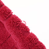 HERMES エルメス H柄 ハンドタオル レッド レディース コットン100％ タオル Aランク 中古 銀蔵