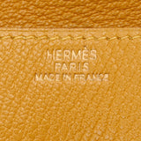 HERMES エルメス ルヴァンキャトル ジョーヌ ゴールド金具 □F刻印(2002年頃) ユニセックス シェーブル コインケース Bランク 中古 銀蔵