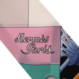 HERMES エルメス ツイリー CLIQUETIS ブラック/ローズ/ミント レディース シルク100％ スカーフ Aランク 中古 銀蔵